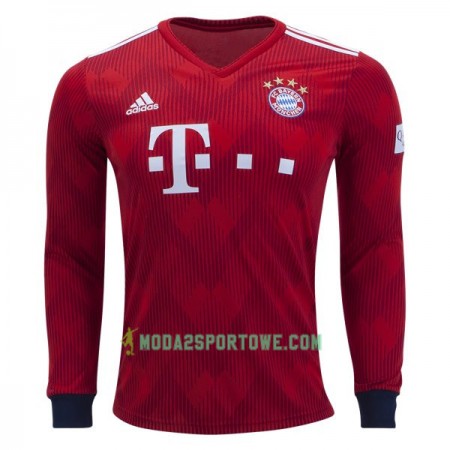 Koszulka Bayern Monachium Domowe Stroje Piłkarskie 2018/19 Długi Rękaw